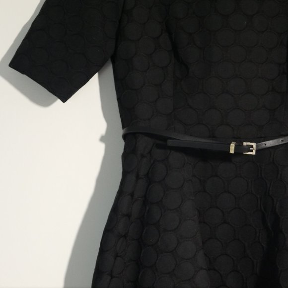 Ted Baker London Dresses & Skirts - Ted Baker London A-Line Black Dress with Belt, Size 2
